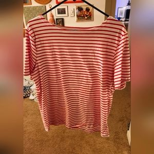 Red striped tshirt